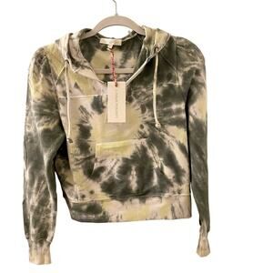 LoveShackFancy Kirby Hoodie Midnight Moon XS Tie Dye New NWT